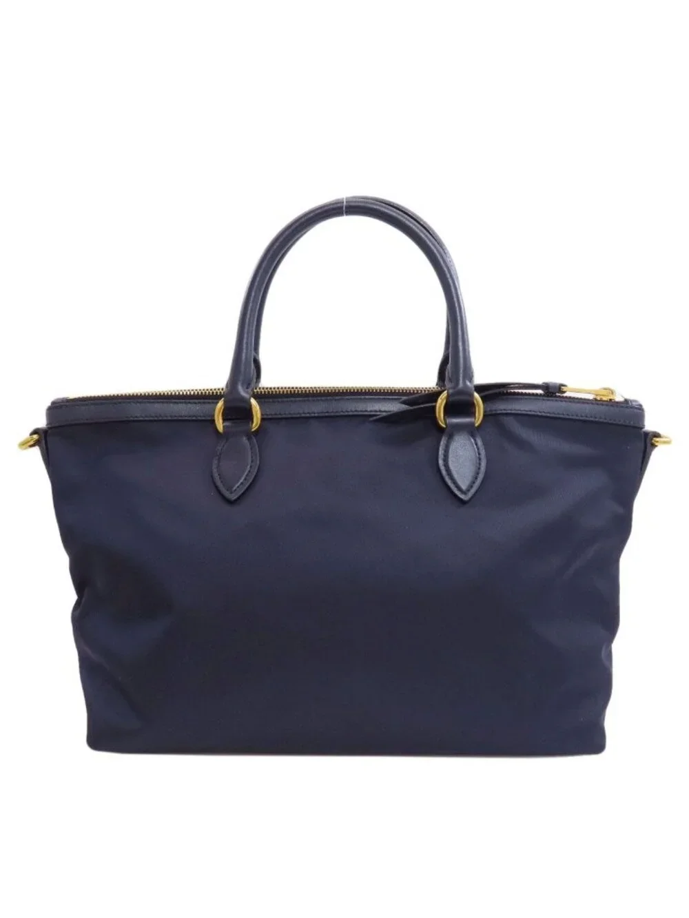 Prada Logo 2-Way Handbag Nylon